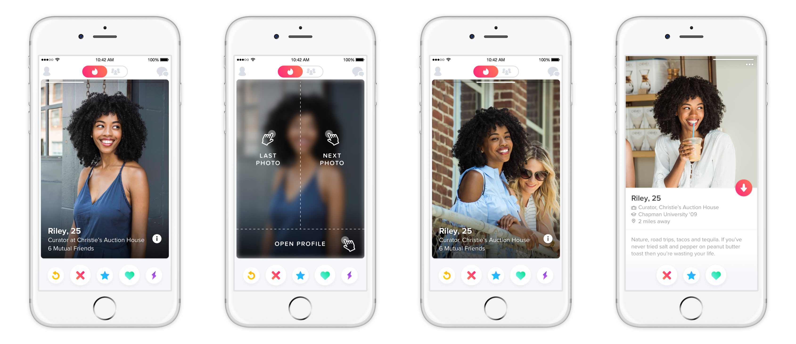 Released in September 2012, dating app Tinder allows users to select their ...